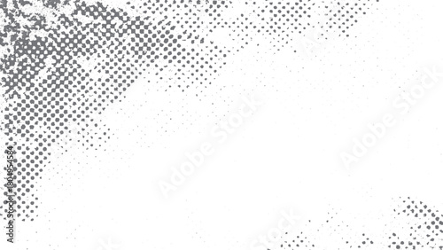 Subtle halftone vector texture overlay.  Monochrome abstract splattered background. 