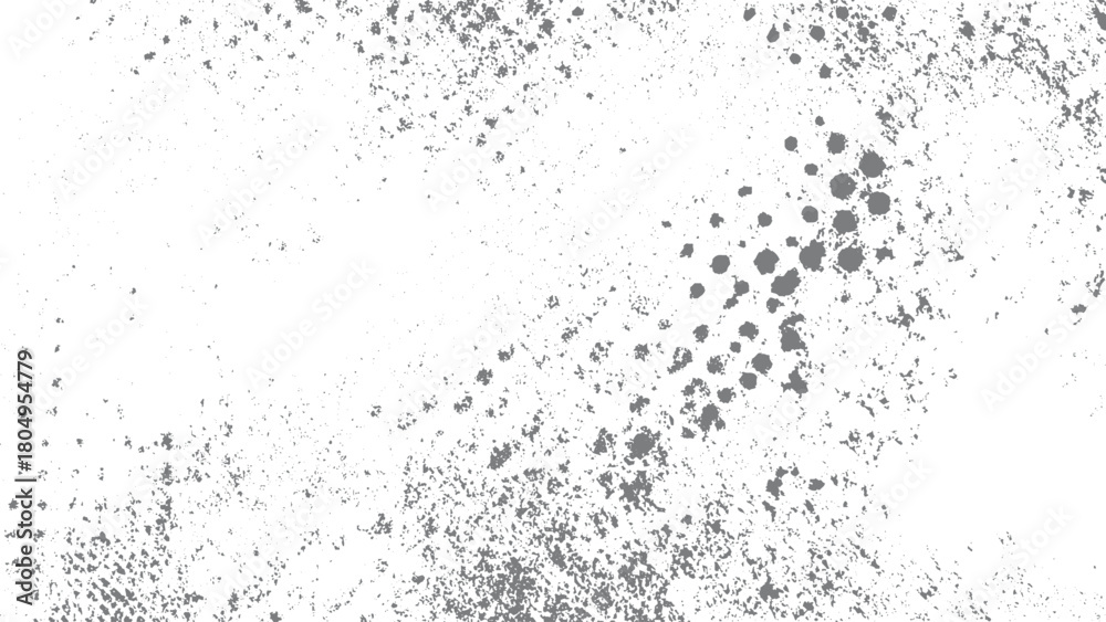 Fototapeta premium Subtle halftone vector texture overlay. Monochrome abstract splattered background. 