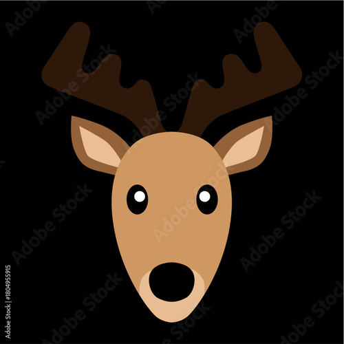 reno, navidad, santa, ciervo, animal, caribú, vector, ilustración, inhospitalario, navida, dibujos animados, asta, mamífero, silueta, naturaleza, fauna, administrar, cuca, cervus canadensis, café
