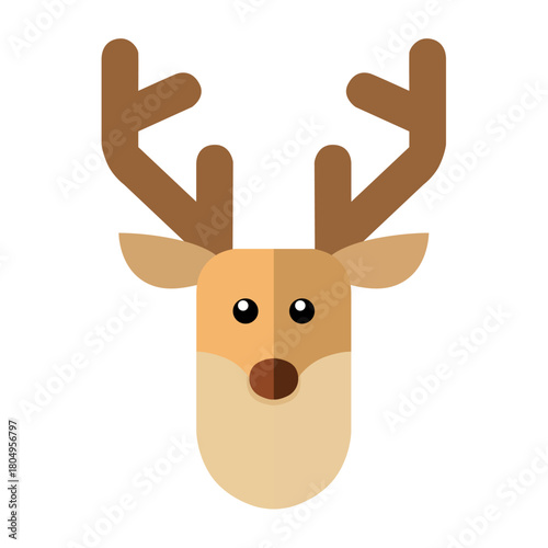 reno, navidad, santa, ciervo, animal, caribú, vector, ilustración, inhospitalario, navida, dibujos animados, asta, mamífero, silueta, naturaleza, fauna, administrar, cuca, cervus canadensis, café