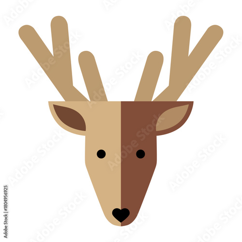 reno, navidad, santa, ciervo, animal, caribú, vector, ilustración, inhospitalario, navida, dibujos animados, asta, mamífero, silueta, naturaleza, fauna, administrar, cuca, cervus canadensis, café