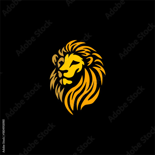 Creative Lion head logo for B...