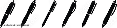 Pen Icon set. classic hand writing tool for calligraphy. Copywriting Related Vector, pen logo silhouette vector design template premium, sign up icon. Vector illustration !