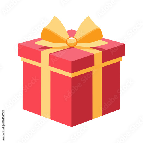navidad, regalo, box, navida, caja, caja de regalo,  cumpleaños, cinta, actualidad, arco, celebraciones, vacaciones, imprevisto, aniversario, 3d, embalaje, decoraciones, aislada, rojo, valentín