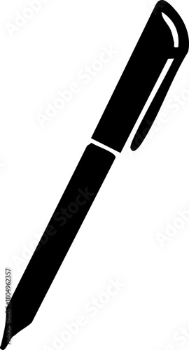 Pen Icon . classic hand writing tool for calligraphy. Copywriting Related Vector, pen logo silhouette vector design template premium, sign up icon. Vector illustration !