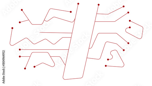 Abstract plexus technology futuristic network background