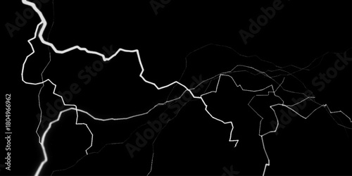 Gray Lightning 3D Rendering – Electric Energy Effect on Dark Background. Intricate black limestone marble texture with subtle veining, ideal for backgrounds and tile designs, veins, limestone. 