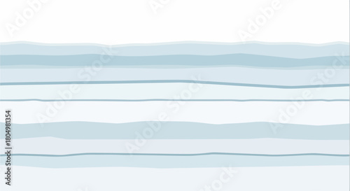 A sad cartoon polar bear cub sits alone on a small melting ice floe in a vast blue ocean, symbolizing climate change and global warming.