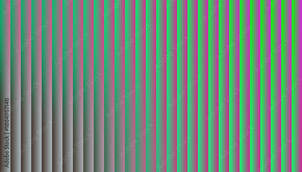 Obraz premium Abstract vertical stripes with color gradient and glitch effect