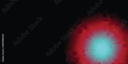 Abstract broken texture with shaped hole in the center, copy space