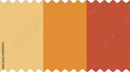 Textured paper swatches in warm earthy tones vector illustration scalable eps graphic