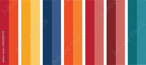 Vibrant gradient columns abstract vector illustration seamless pattern eps scalable graphic design element