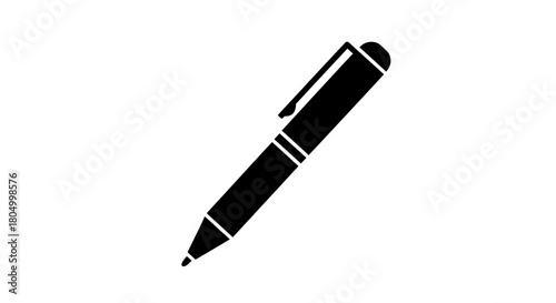 Pen Icon: Writing, Signature, and Edit Tool Vector Graphic