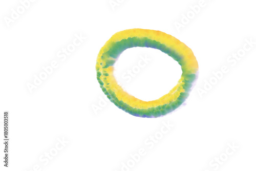 colourful hand drawn circle