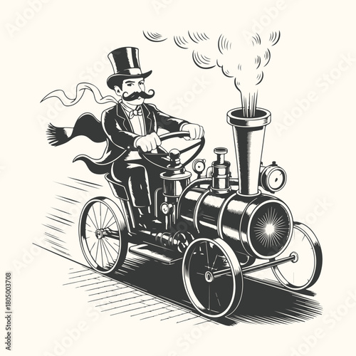 Vintage and retro motorcycle vector illustration design for antique transport vehicle drawing