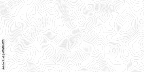 White wave paper curved reliefs abstract background, Abstract topographic contours map background. digital topographic contour map concept space geometric strip grid line. Natural discovery of maps.