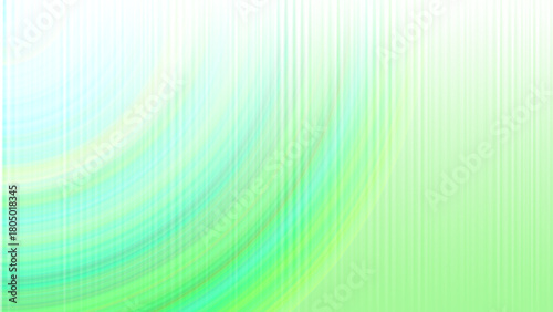 Soft gradient background with curved lines and vertical stripes in light blue and green abstract