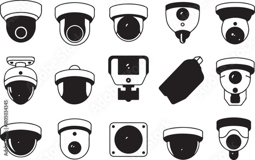 Funny cartoon monster and character icon set for kitchen and design