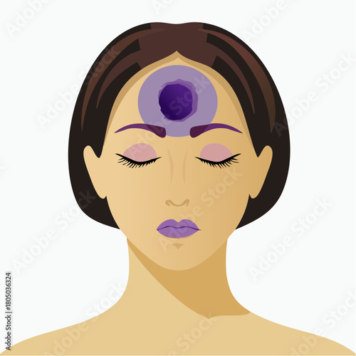 A small, bruised contusion on the temple area, exhibiting purplish discoloration beneath unbroken skin.