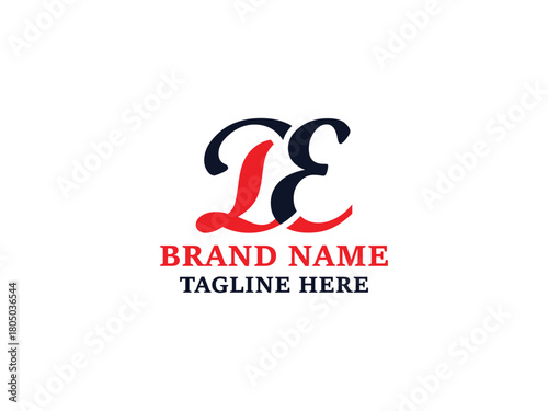 Vector DE letter logo design. Vector ED creative initials letter logo concept. DE letter design.
