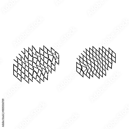 netting logo vectorCharcoal Grill Mesh Vector – Square Metal Grate for BBQ, Isolated

