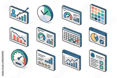 Meter edtech icon tracker analysis engagement analytics vector quiz report outcome feedback