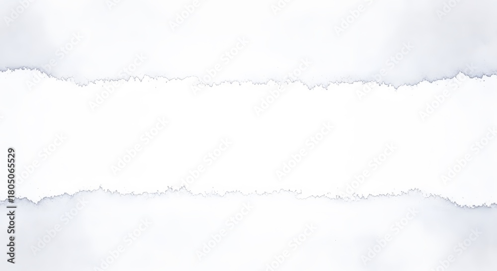 Obraz premium Torn paper with a white background, isolated on white background