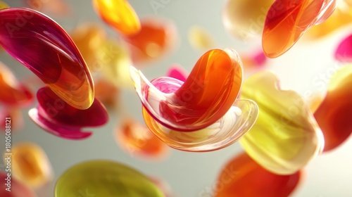 Colorful abstract shapes