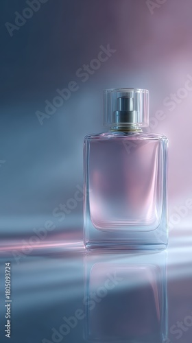 Wallpaper Mural 355. perfume bottle with glass reflections and soft shadows, clean aesthetic, dramatic key light, clean background for typography, brand-safe, no logos Torontodigital.ca