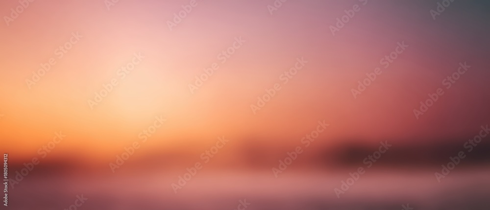 Obraz premium 263. soft pastel gradient background for text overlay, warm tone, golden hour tone, minimal composition, generic props only