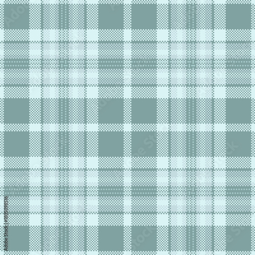 Elegant plaid pattern in serene blues. A seamless fabric texture ideal for backgrounds, textiles, or designs needing a classic yet calming touch.