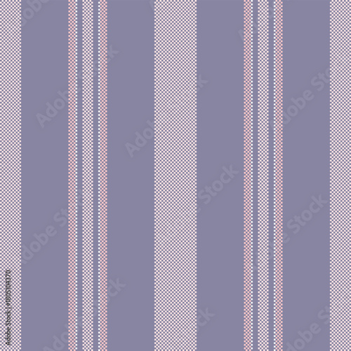 Mrunge fabric seamless stripe, luxury background lines textile. Vanukkah vertical texture pattern vector in pastel and misty rose colors.