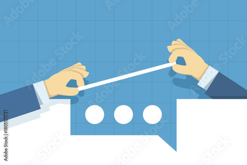 Business communication concept with hands placing the final bridge piece to overcome challenges, symbolizing relationship solutions, collaboration, and leadership support.