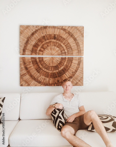 Blonde Male on Vacation