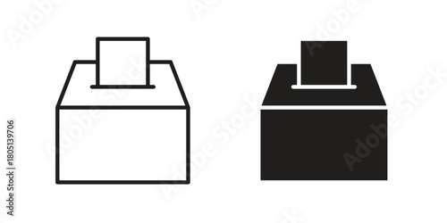 Ballot icon concept vector illustration. logotype icon designs