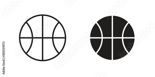 Basketball icon concept vector illustration. logotype icon designs