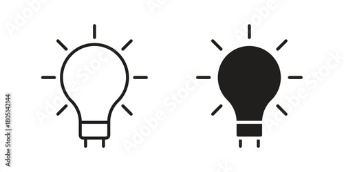 Bulb icon concept vector illustration. logotype icon designs