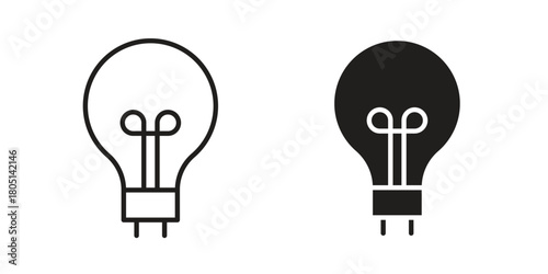 Bulb icon concept vector illustration. logotype icon designs