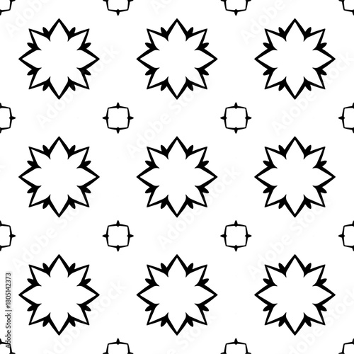  Abstract texture for fabric print, clotht,card, table cloth,tapestry, furniture, banner, cover, invitation, decoration, wrapping.Seamless repeating pattern. Black and white color.