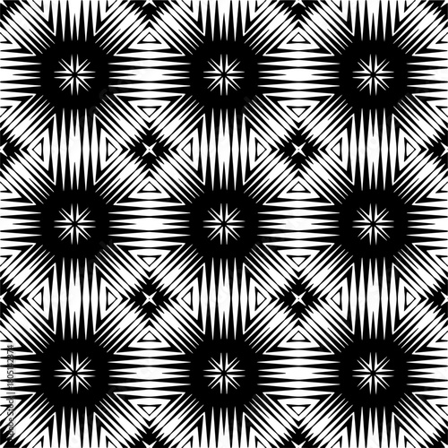  Abstract texture for fabric print, clotht,card, table cloth,tapestry, furniture, banner, cover, invitation, decoration, wrapping.Seamless repeating pattern. Black and white color.