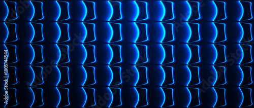 Neon abstract background, light panel, diodes. Futuristic light background. Vector Illustrator