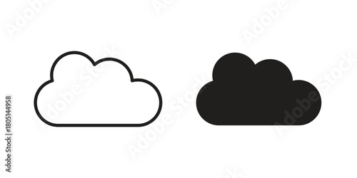 Cloud icon concept vector illustration. logotype icon designs