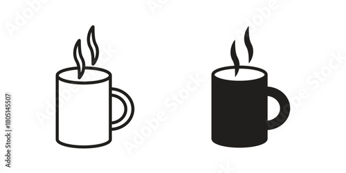 Coffee icon concept vector illustration. logotype icon designs