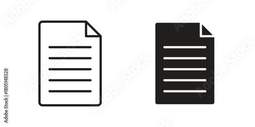 Document icon concept vector illustration. logotype icon designs