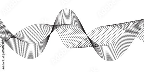 Black bow tie accessory isolated on white background with fashion ribbon knot design element for gift, holiday, and celebration decoration