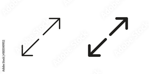 Expand icon concept vector illustration. logotype icon designs