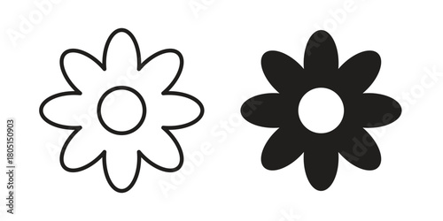 Flower icon concept vector illustration. logotype icon designs