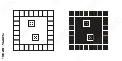 Game board icon concept vector illustration. logotype icon designs