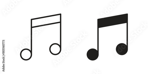 Music icon concept vector illustration. logotype icon designs