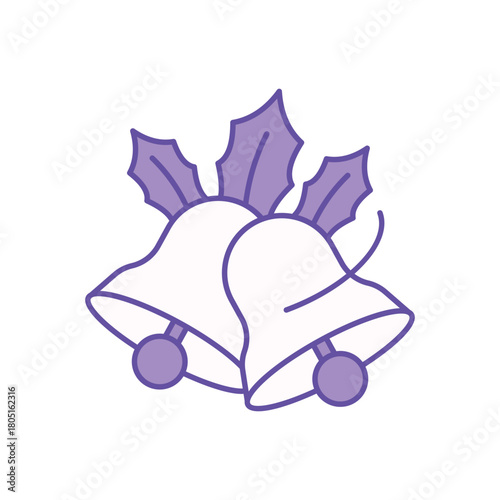 Midnight Bell icon clean and modern vector illustration